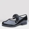New 💯 BLOCHSTORE-US Ladies Dance Now Student Tap Shoes Black Patent 👍