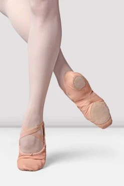 Deals 🌟 BLOCHSTORE-US Ladies Precision Leather Ballet Shoes Pink Leather 🌟