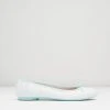 Wholesale 👍 BLOCHSTORE-US Ladies Lyra Ballet Flats White Mint Leather 🌟
