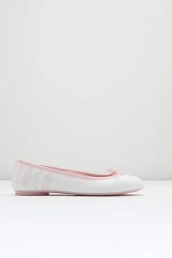 Best reviews of ✔️ BLOCHSTORE-US Ladies Lyra Ballet Flats White Pink Leather ❤️