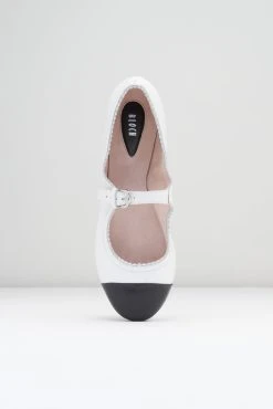 Brand new 🥰 BLOCHSTORE-US Ladies Cassiopeia Ballet Flats White Black Leather 🎁 -adults dance shoes store BL2061 WBK 0793 68008ec0 2db5 4fc1 8970 436adf93168d scaled