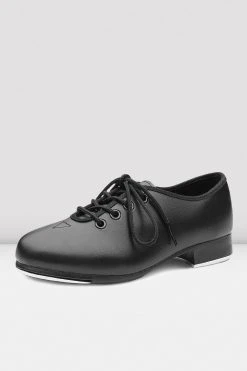 Best deal ❤️ BLOCHSTORE-US Ladies Dance Now Student Jazz Tap Shoes Black Synthetic Leather ✨