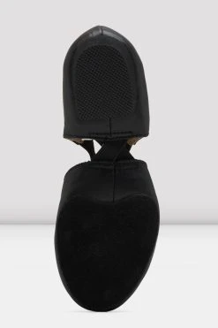 Promo ⭐ BLOCHSTORE-US Ladies Elastosplit Grecian Teaching 🤩 Shoes Black Leather ⌛ -adults dance shoes store ES0410L BLK 06