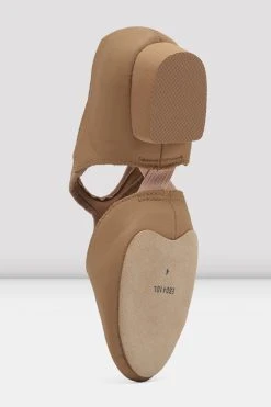 Coupon ❤️ BLOCHSTORE-US Ladies Elastosplit Grecian Teaching 🤩 Shoes Tan Leather 🌟 -adults dance shoes store ES0410L TAN 05