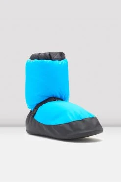 Best deal 👏 BLOCHSTORE-US Adult Warm Up Booties Fluorescent Blue Nylon ⭐ -adults dance shoes store IM009 BUF 03