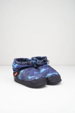 Hot Sale ✨ BLOCHSTORE-US Adult Camo Print Ankle Warm Up Booties Blue Camo Print 🥰 -adults dance shoes store IM029 0045 scaled