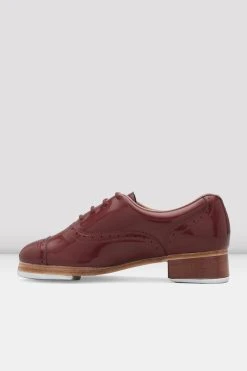 adults dance shoes store 16 New โค๏ธ BLOCHSTORE-US Ladies Jason Samuels Smith Patent Tap ๐ Shoes Burgundy Patent ๐