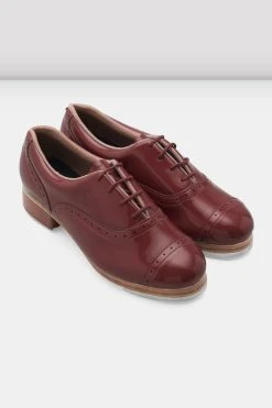 New ❤️ BLOCHSTORE-US Ladies Jason Samuels Smith Patent Tap 😀 Shoes Burgundy Patent 😉 -adults dance shoes store JSS PATENT BUR 09