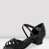 Cheapest 🛒 BLOCHSTORE-US Ladies Annabella Latin Practice ✨ Shoes Black Leather ✨