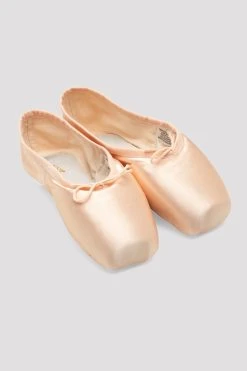 Best deal ⭐ BLOCHSTORE-US Hannah Long Length Pointe 👍 Shoes Pink Satin 🔥 -adults dance shoes store S0109L PNK 03