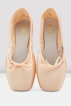 Best deal ⭐ BLOCHSTORE-US Hannah Long Length Pointe 👍 Shoes Pink Satin 🔥 -adults dance shoes store S0109L PNK 04