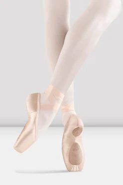 Best Pirce 😉 BLOCHSTORE-US Dramatica II Stretch Pointe 🔔 Shoes Pink Satin ❤️