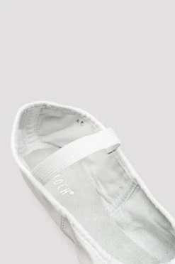 Flash Sale 😉 BLOCHSTORE-US Ladies Dansoft Leather Ballet ❤️ Shoes White Leather ✨ -adults dance shoes store S0205L WHT 09