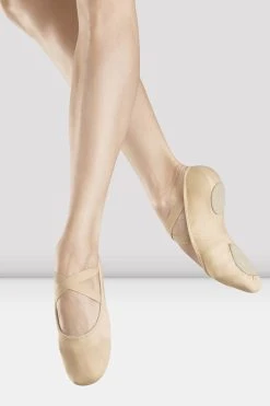 Best reviews of ❤️ BLOCHSTORE-US Ladies Infinity Stretch Canvas Ballet Shoes Light Sand Canvas 🛒