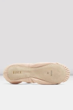 Deals 🥰 BLOCHSTORE-US Ladies Belle Leather Ballet Shoes Theatrical Pink Leather ✔️ -adults dance shoes store S0227L TPK 05