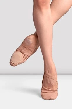 Best deal 🥰 BLOCHSTORE-US Ladies Perfectus Canvas Ballet 🤩 Shoes Pink Canvas ⌛