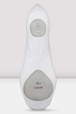 Outlet ❤️ BLOCHSTORE-US Mens Perfectus Canvas Ballet 🛒 Shoes White Canvas ✨ -adults dance shoes store S0233M WHT BACK 1