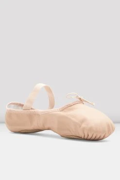 Promo 👏 BLOCHSTORE-US Ladies Dansoft Ll Split Sole Ballet Shoes Pink Leather 👍 -adults dance shoes store S0258L PNK 03