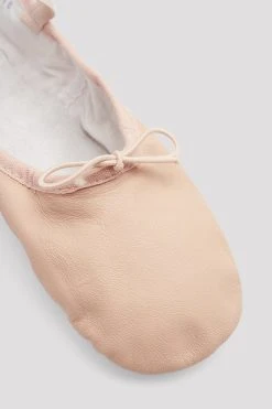 Promo 👏 BLOCHSTORE-US Ladies Dansoft Ll Split Sole Ballet Shoes Pink Leather 👍 -adults dance shoes store S0258L PNK 09