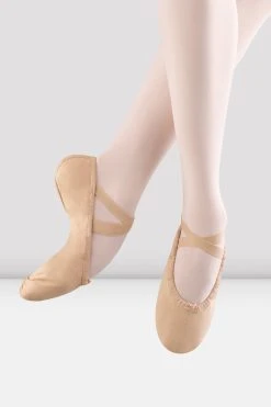 Coupon ⭐ BLOCHSTORE-US Ladies Pump Canvas Ballet ⭐ Shoes Light Sand Canvas 🧨