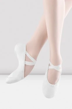 Wholesale 😀 BLOCHSTORE-US Mens Pump Canvas Ballet Shoes White Canvas 🎁