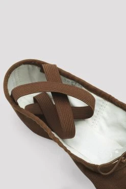 Best Sale 🛒 BLOCHSTORE-US Mens Pump Canvas Ballet Shoes Cocoa Canvas 😉 -adults dance shoes store S0277M COA 09