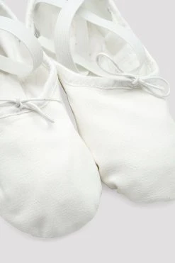 Wholesale 😀 BLOCHSTORE-US Mens Pump Canvas Ballet Shoes White Canvas 🎁 -adults dance shoes store S0277M WHT 08