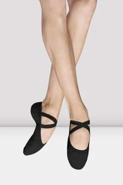 Flash Sale 💯 BLOCHSTORE-US Mens Performa Stretch Canvas Ballet Shoes Black Canvas 🥰