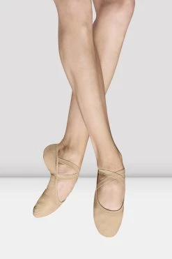 adults dance shoes store 31 Best deal โ๏ธ BLOCHSTORE-US Ladies Performa Stretch Canvas Ballet Shoes Sand Canvas ๐