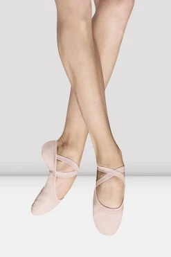 Buy 👍 BLOCHSTORE-US Ladies Performa Stretch Canvas Ballet Shoes Theatrical Pink Canvas 🔔