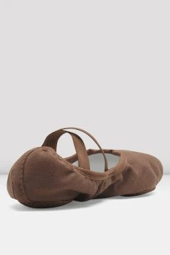 New ✔️ BLOCHSTORE-US Ladies Performa Stretch Canvas Ballet ❤️ Shoes Cocoa Canvas 🔥 -adults dance shoes store S0284L COA 04