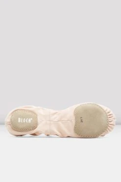 Buy 👍 BLOCHSTORE-US Ladies Performa Stretch Canvas Ballet Shoes Theatrical Pink Canvas 🔔 -adults dance shoes store S0284L TPK 05