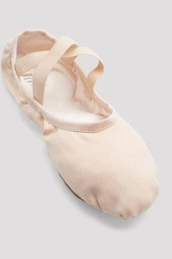 Buy 👍 BLOCHSTORE-US Ladies Performa Stretch Canvas Ballet Shoes Theatrical Pink Canvas 🔔 -adults dance shoes store S0284L TPK 09