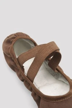 Outlet ❤️ BLOCHSTORE-US Mens Performa Stretch Canvas Ballet 🔔 Shoes Cocoa Canvas ❤️ -adults dance shoes store S0284M COA 10