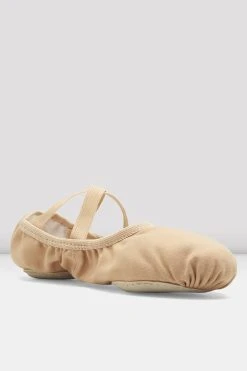 Budget ❤️ BLOCHSTORE-US Mens Performa Stretch Canvas Ballet 💯 Shoes Sand Canvas ❤️ -adults dance shoes store S0284M SND 03