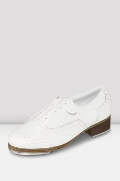 Brand new 💯 BLOCHSTORE-US Mens Jason Samuels Smith Tap ✨ Shoes White Leather ✔️