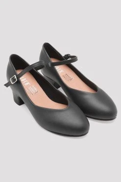 Best reviews of 💯 BLOCHSTORE-US Ladies Diva Character Shoes Black Synthetic Leather 🥰 -adults dance shoes store S0378L BLK 07