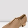 Flash Sale ⭐ BLOCHSTORE-US Ladies Tap Flex Slip On Leather Tap 🛒 Shoes Tan Leather ⌛