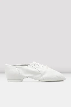 Deals 🥰 BLOCHSTORE-US Ladies Jazzsoft Leather Jazz Shoes White Leather 👍 -adults dance shoes store S0405L WHT 02