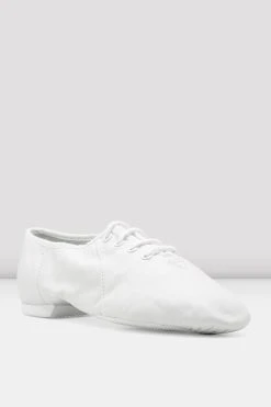 Deals 🥰 BLOCHSTORE-US Ladies Jazzsoft Leather Jazz Shoes White Leather 👍 -adults dance shoes store S0405L WHT 03