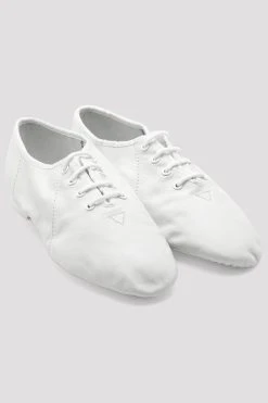 Deals 🥰 BLOCHSTORE-US Ladies Jazzsoft Leather Jazz Shoes White Leather 👍 -adults dance shoes store S0405L WHT 07