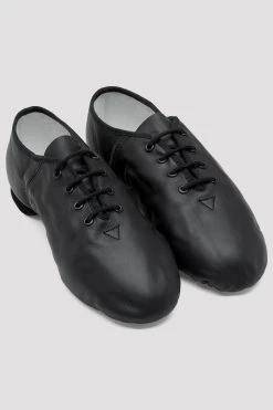 Deals ⭐ BLOCHSTORE-US Mens Ultraflex Leather Jazz 🤩 Shoes Black Leather ✨ -adults dance shoes store S0423L BLK 08