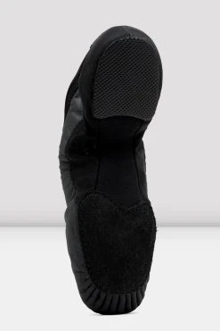 New ✨ BLOCHSTORE-US Ladies Pulse Leather Jazz 🛒 Shoes Black Leather ✨ -adults dance shoes store S0470L BLK 05