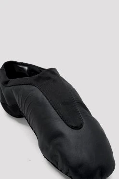 New ✨ BLOCHSTORE-US Ladies Pulse Leather Jazz 🛒 Shoes Black Leather ✨ -adults dance shoes store S0470L BLK 08