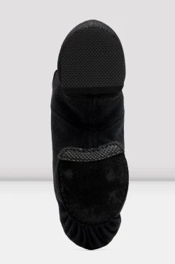 Coupon ⭐ BLOCHSTORE-US Ladies Phantom Stretch Canvas Jazz ✨ Shoes Black Canvas ✔️ -adults dance shoes store S0473L BLK 06