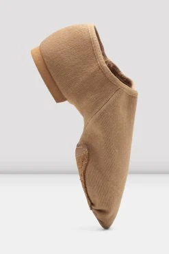 Best Pirce 😀 BLOCHSTORE-US Ladies Phantom Stretch Canvas Jazz ✔️ Shoes Tan Canvas ⭐ -adults dance shoes store S0473L TAN 04