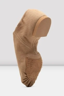 Best Pirce 😀 BLOCHSTORE-US Ladies Phantom Stretch Canvas Jazz ✔️ Shoes Tan Canvas ⭐ -adults dance shoes store S0473L TAN 05