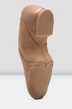 Discount 🧨 BLOCHSTORE-US Ladies Neo-Flex Slip On Leather Jazz Shoes Tan Leather ⭐ -adults dance shoes store S0495G TAN 05 e081ebe5 2a69 496b 9c12 5de910281afb