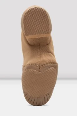 Discount 🧨 BLOCHSTORE-US Ladies Neo-Flex Slip On Leather Jazz Shoes Tan Leather ⭐ -adults dance shoes store S0495G TAN 06 963191b5 1f29 4087 828b a1f31eb662c7