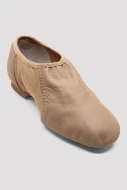 Discount 🧨 BLOCHSTORE-US Ladies Neo-Flex Slip On Leather Jazz Shoes Tan Leather ⭐ -adults dance shoes store S0495G TAN 08 a3eaccfe 8c1a 4642 8c6b 9794672b7e8e
